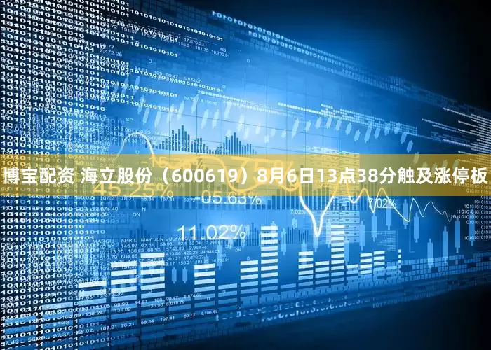 博宝配资 海立股份（600619）8月6日13点38分触及涨停板