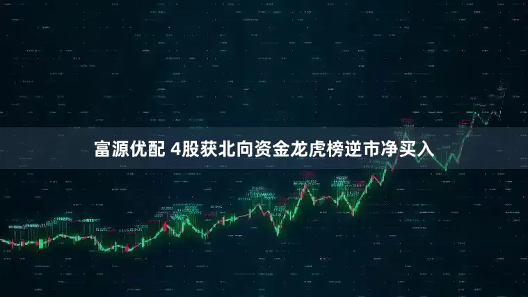 富源优配 4股获北向资金龙虎榜逆市净买入